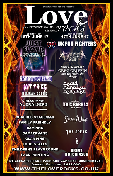 Loverocks 2017 Classic Rock Festival, Bournemouth, Dorset