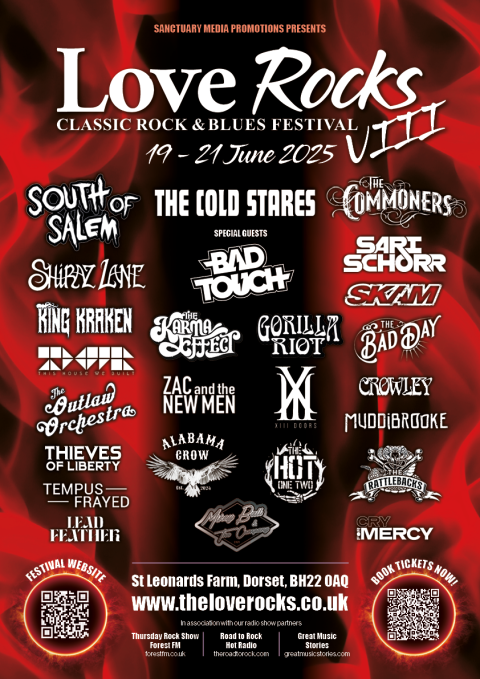 LOVEROCKS | Classic Rock & Blues Festival, Bournemouth, UK