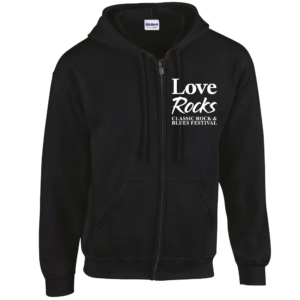 ZIP-STYLE HOODIE - Love Rocks IX